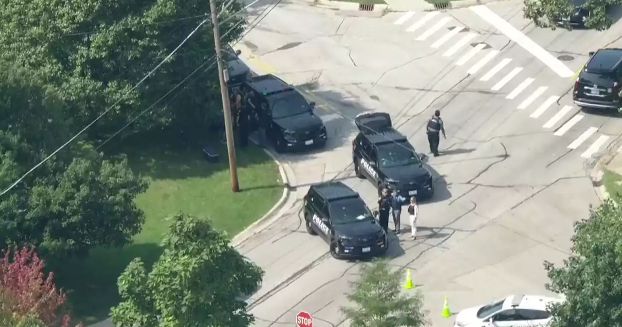 Police activity shuts down streets in Highland Park; people living nearby asked to stay inside