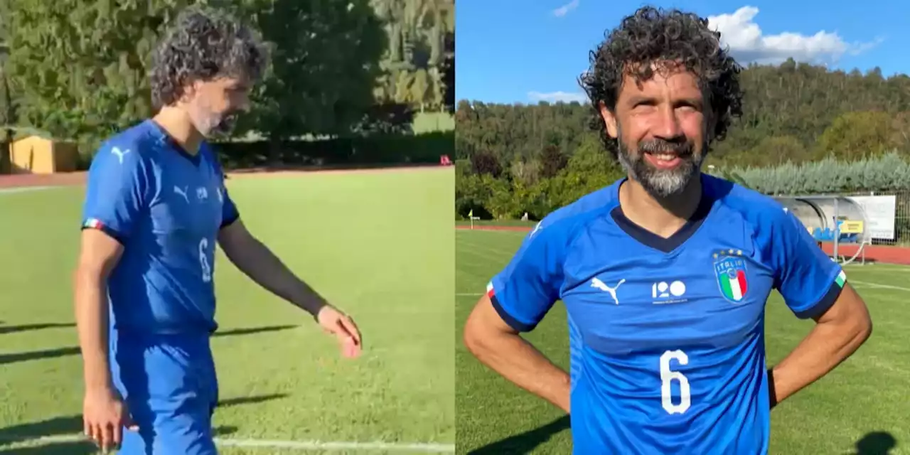 Tommasi show nell'esordio con la Nazionale Sindaci: doppietta per l'ex Roma