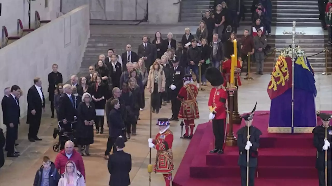 Prime Minister Justin Trudeau attends Queen's lying-in-state, meets King Charles III