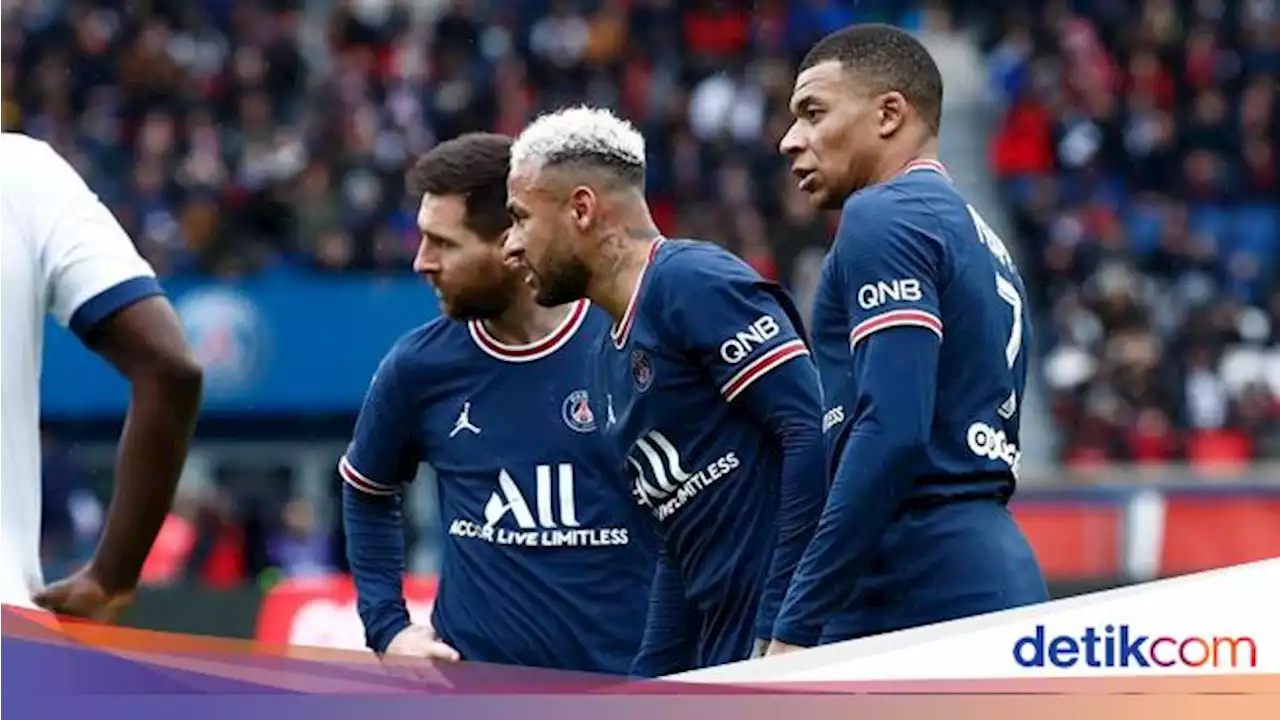 PSG Nggak Mau Mainin Messi, Neymar, Mbappe Bareng-bareng Lagi?