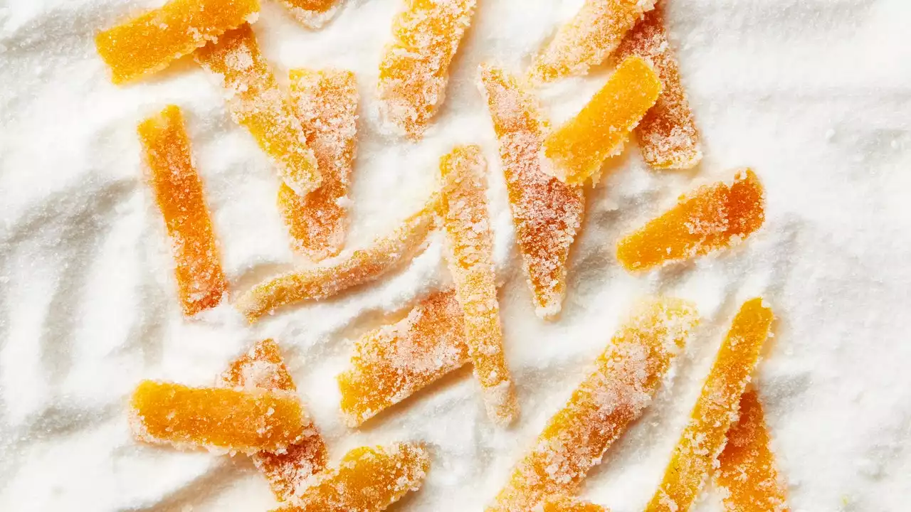 Easy Candied Orange Peel