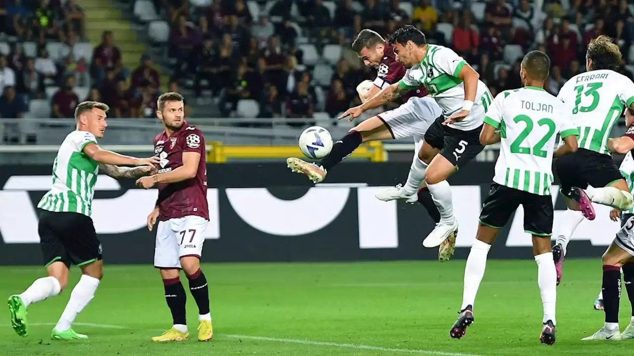 Serie A : Sassuolo l'emporte chez le Torino dans les derniers instants