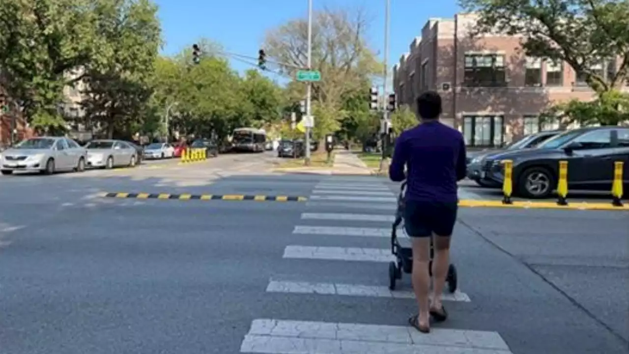 Chicago installing speed bumps, posts at 15 city intersections to improve safety