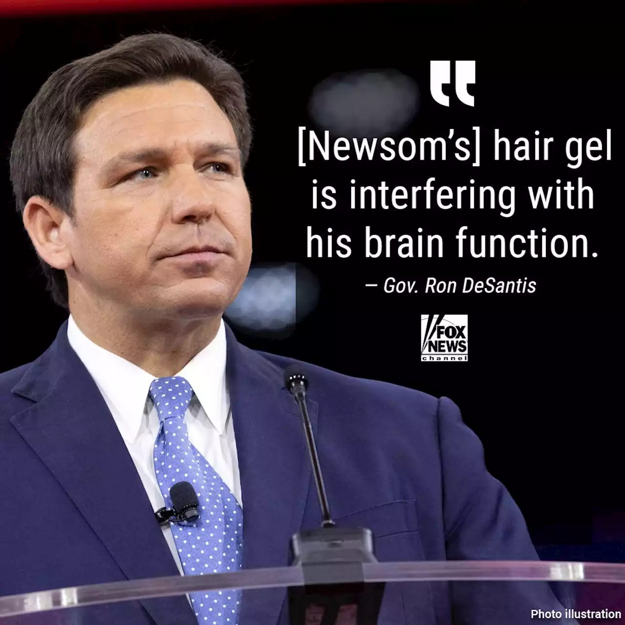 DeSantis blames Newsom's 'hair gel' for muddling ‘brain function’ after call for DOJ to probe migrant flights