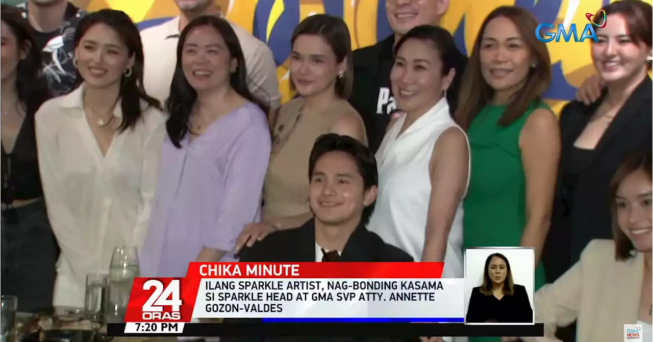 Kapuso artists, nakipag-bonding kay Sparkle head at GMA SVP Atty. Annette Gozon-Valdes