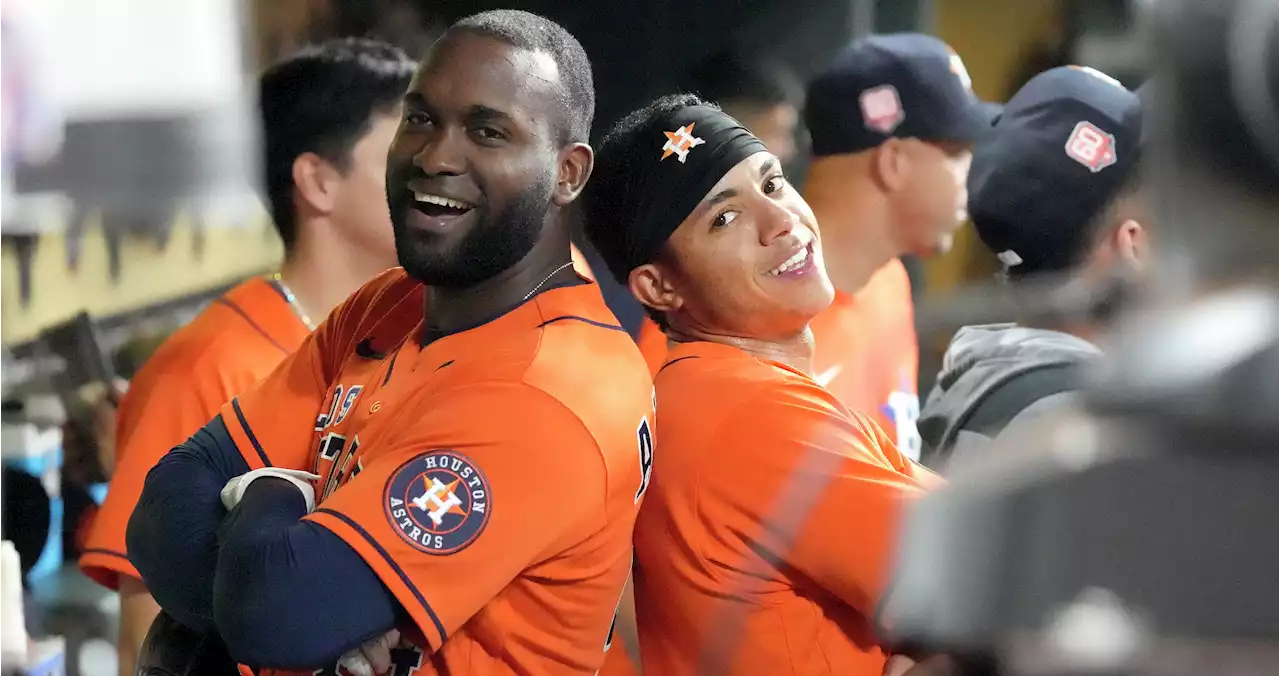 Yordan Alvarez slugs 3 homers as Astros shut out A's and clinch playoff spot