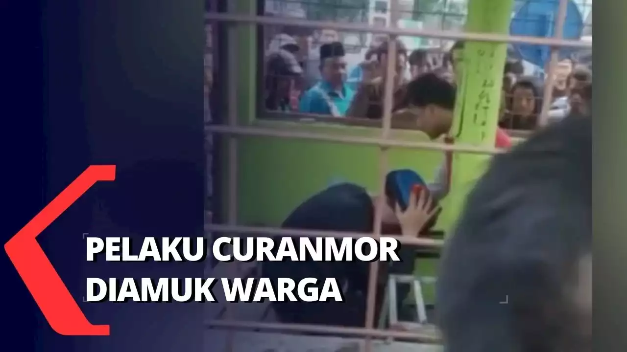 Gagal Curi Motor karena Ketahuan, Dua Pelaku Diamuk Warga