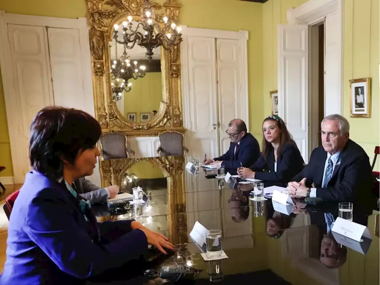 Marcó del Pont se reunió con el embajador de Estados Unidos con una agenda variada