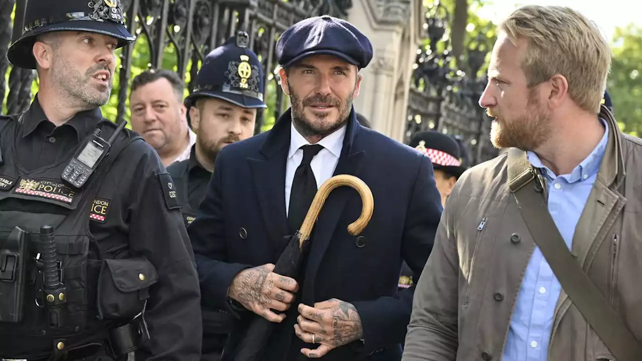 David Beckham Mengantre Hampir 13 Jam untuk Melihat Peti Mati Ratu Elizabeth II