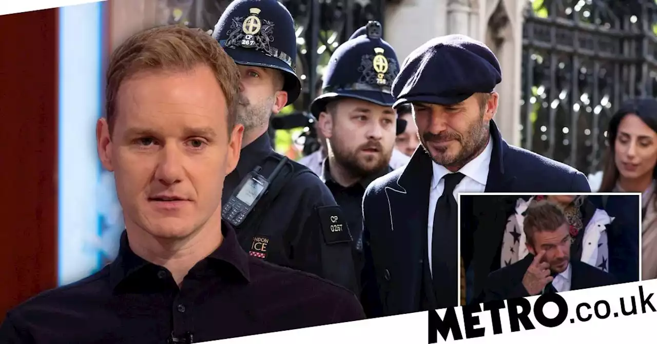 Dan Walker slams claim David Beckham visited Queen's coffin for 'exposure'