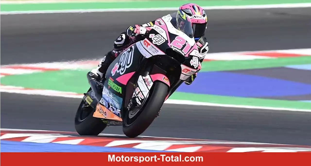 Moto2 Aragon FT3 2022: Bestzeit Lopez, Ogura und Vietti in Q1