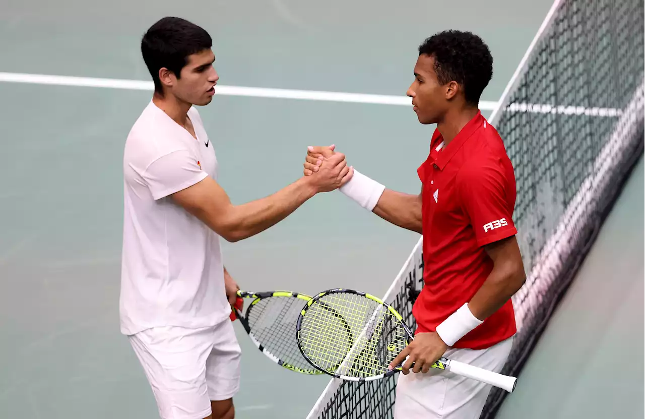 Top-Ranked Carlos Alcaraz Loses to Felix Auger-Aliassime at Davis Cup