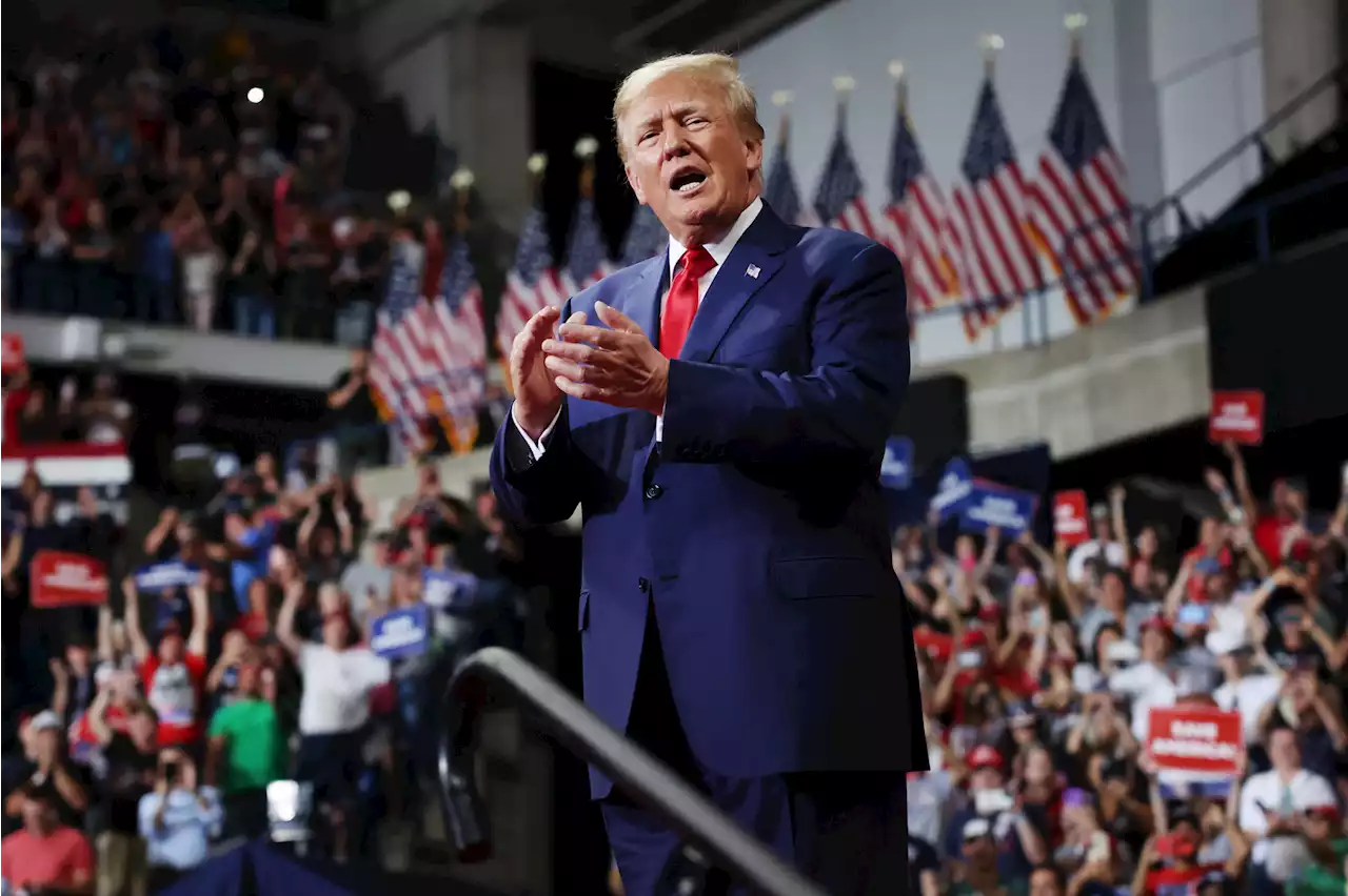 Trump arrives for Ohio rally fresh off legal win