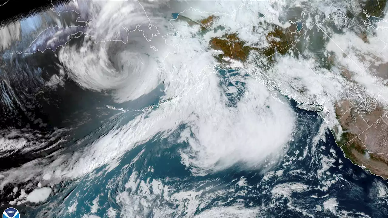 A 'historically powerful' storm brings seas of up to 54 feet toward Alaska, NWS says