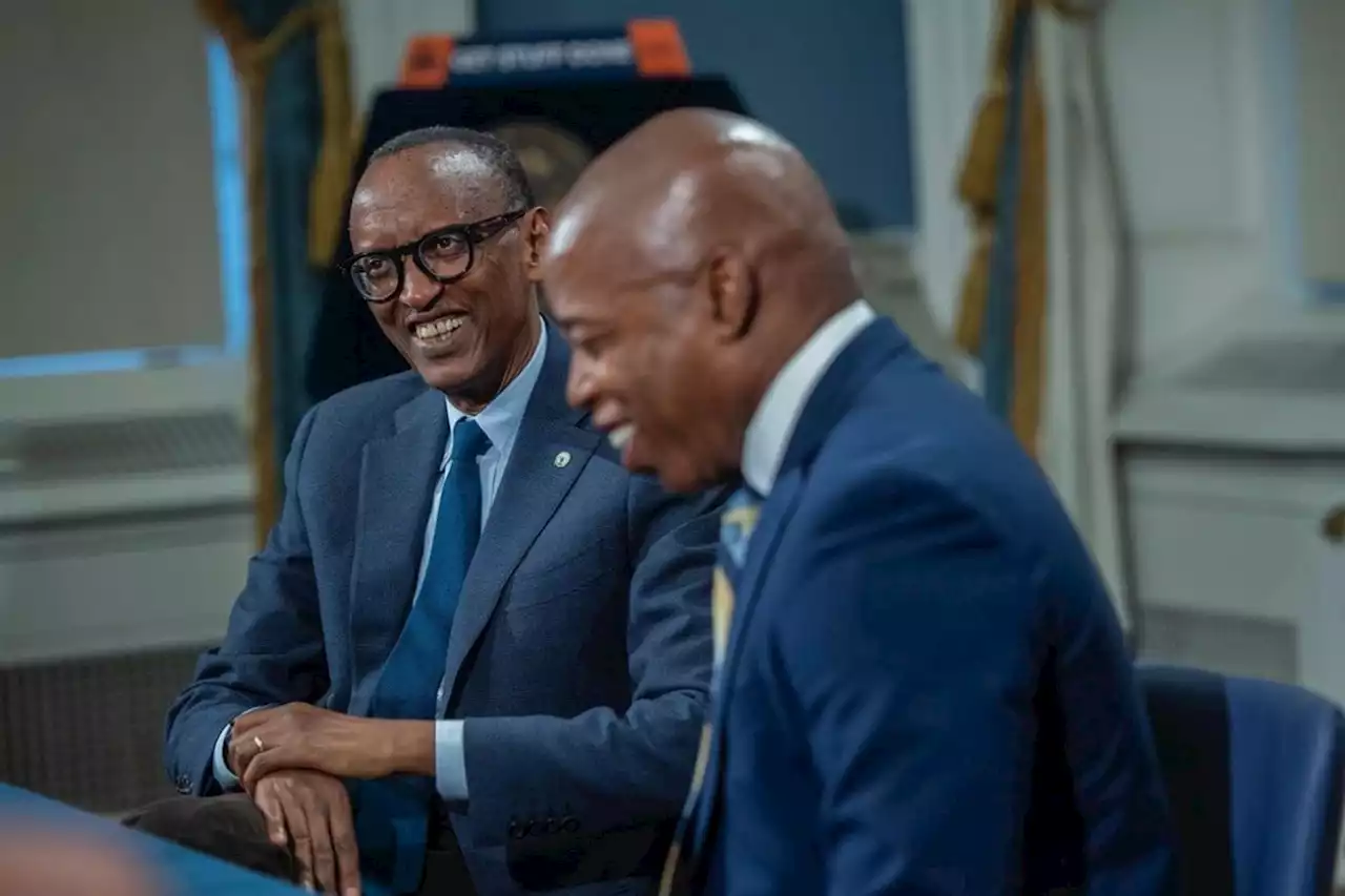 Eric Adams meets with controversial ‘friend’ — Rwandan President Paul Kagame