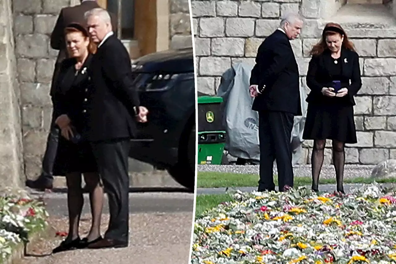 Sarah Ferguson joins ex-husband Prince Andrew at Queen’s memorial