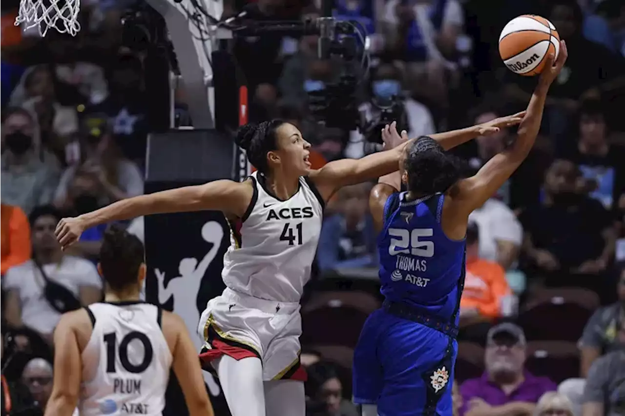 Kiah Stokes, a second-generation pro basketball player with a Philly connection, stars with the Las Vegas Aces