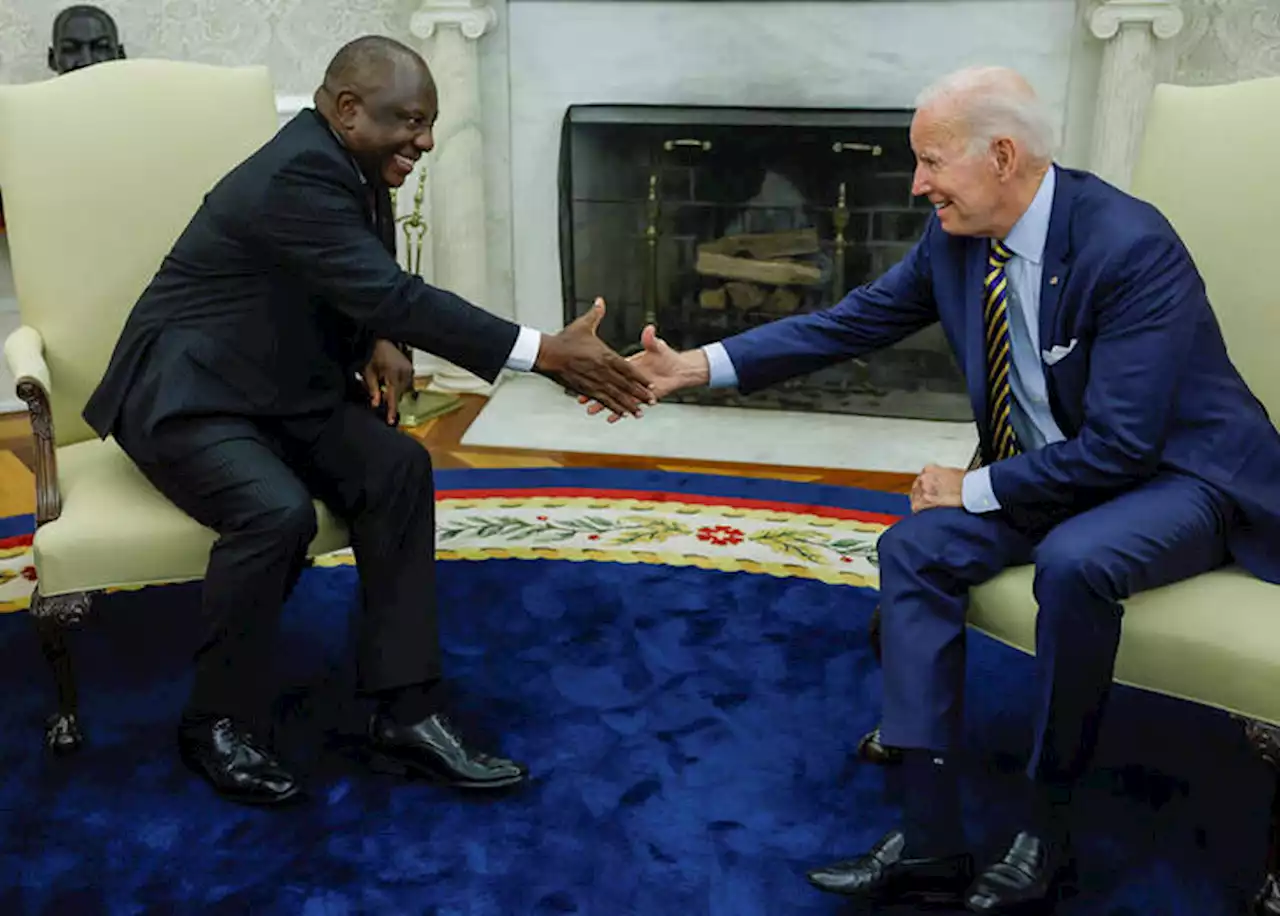 Biden talks energy, Russia with S.Africa's non-aligned Ramaphosa