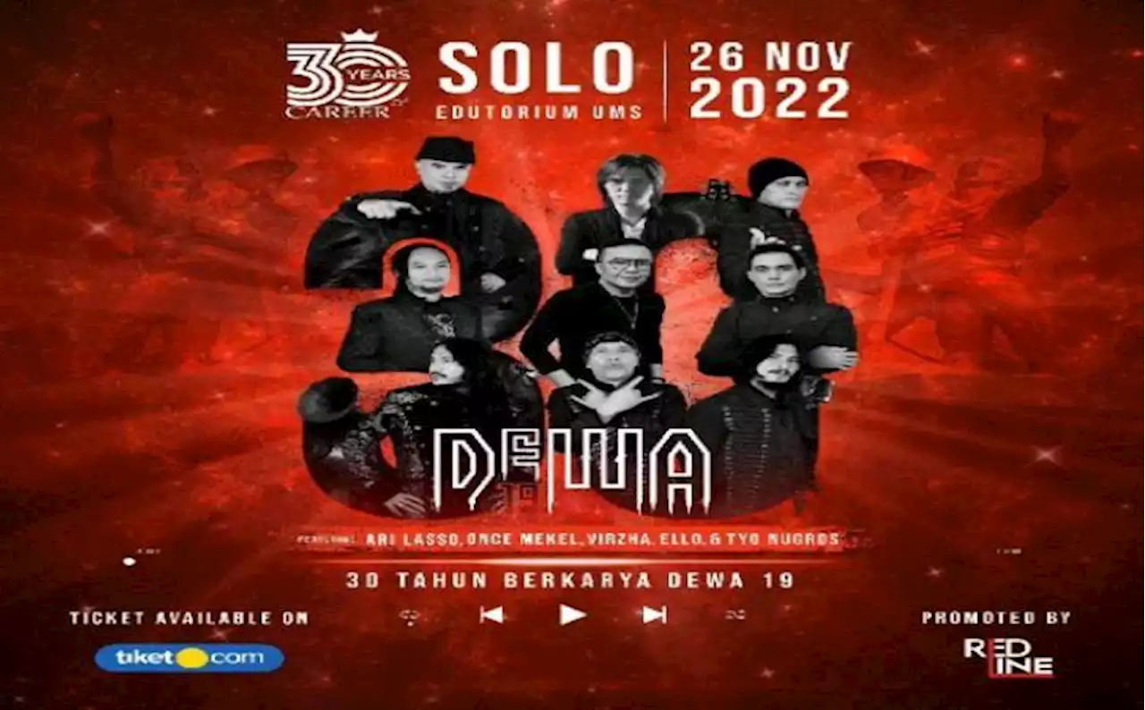 Catat! Harga Tiket Konser Dewa 19 di Edutorium UMS Sukoharjo Mulai Rp250.000