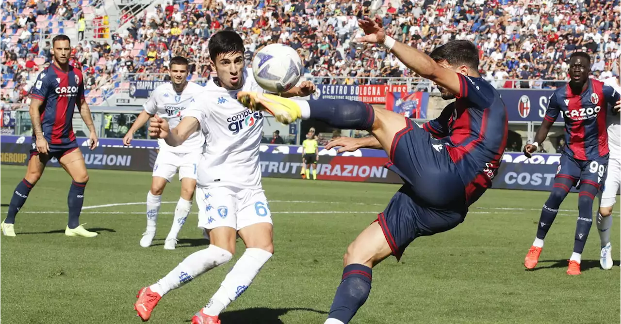 Serie A, Bologna-Empoli 0-1: Bandinelli rovina l&#39;esordio di Thiago Motta in rossobl&ugrave;