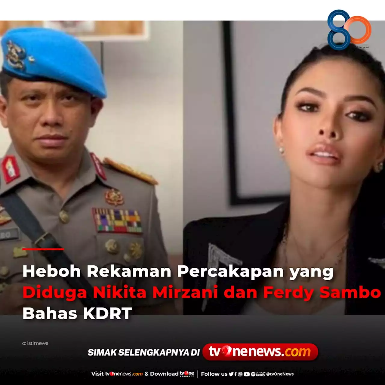 Heboh Rekaman Percakapan yang Diduga Nikita Mirzani dan Ferdy Sambo Bahas KDRT