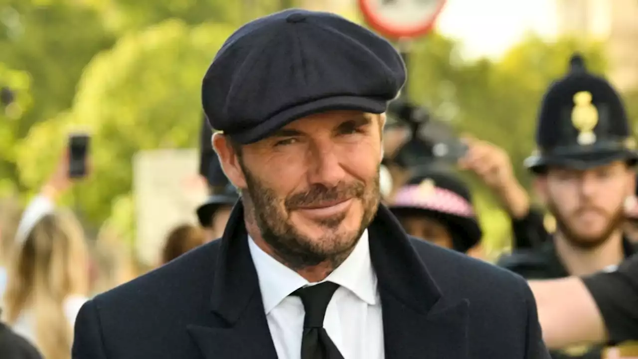 David Beckham stood in line for 12 hours to view Queen Elizabeth II lying in state