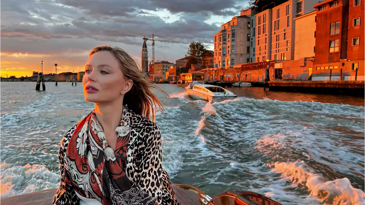 Inside Georgina Chapman’s Whirlwind Trip to Venice Film Festival