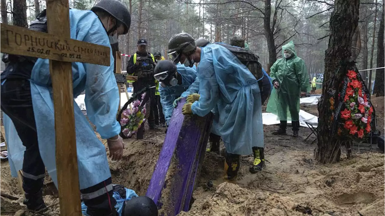 Ukraine-News: Selenskyj fordert Bestrafung Russlands nach Gräberfunden in Isjum