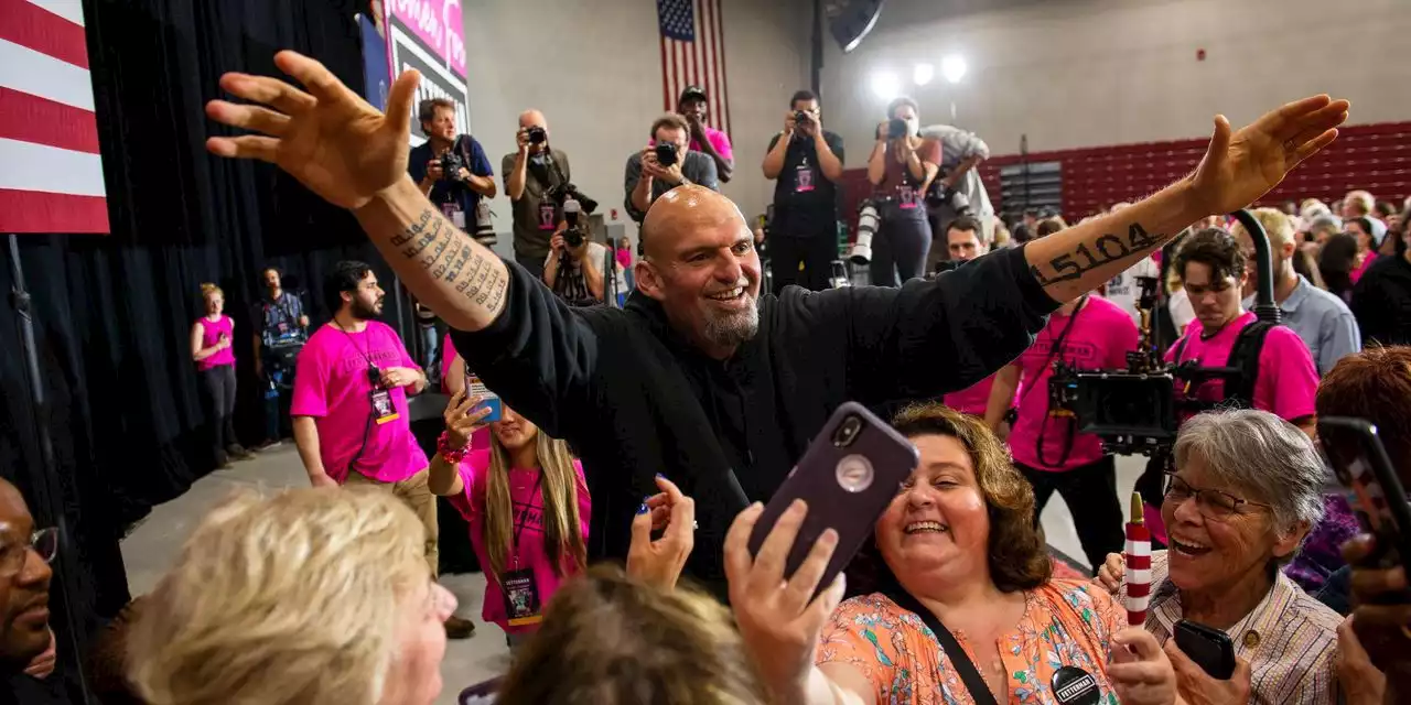 Fetterman, Facing Health Questions, Boosts Public Schedule in Pennsylvania Senate Bid