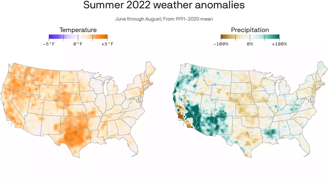 Mapped: America's extreme summer weather of 2022