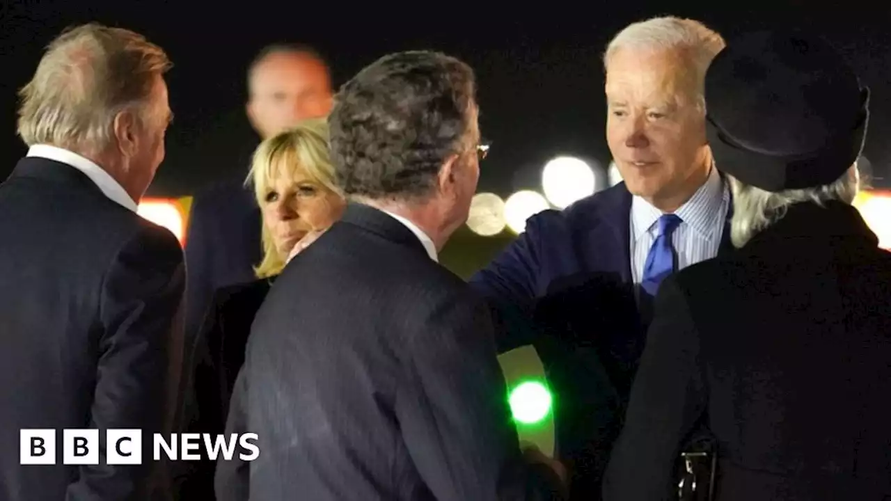 Joe Biden arrives in London for Queen's funeral