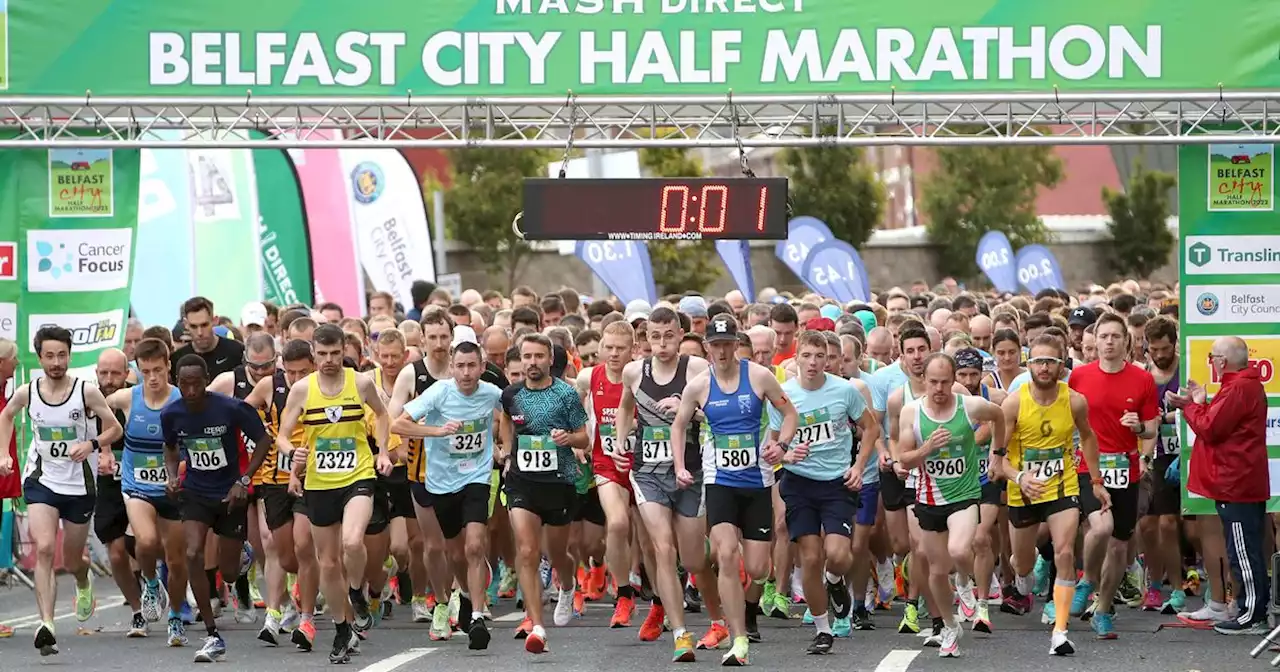 In pics: Families and friends supporting Belfast City Half Marathon runners