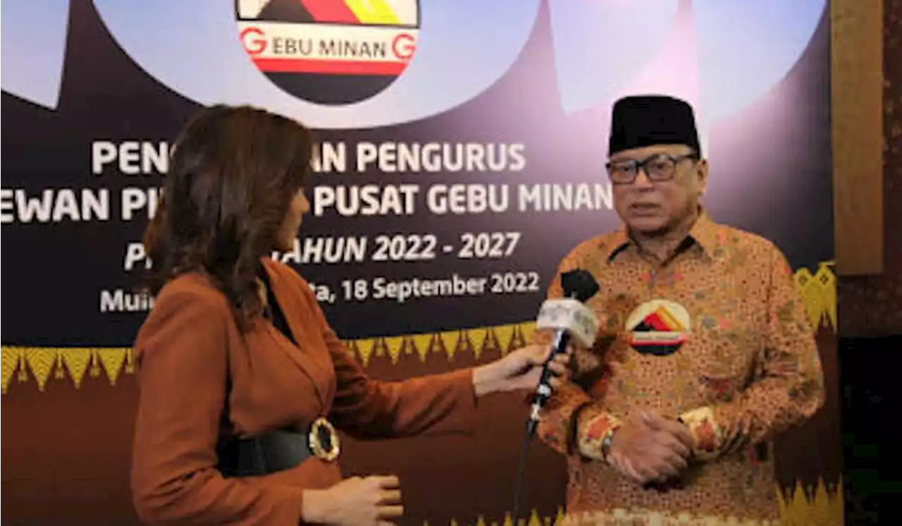 OSO Dikukuhkan sebagai Ketua Umum Gebu Minang Periode 2022-2027