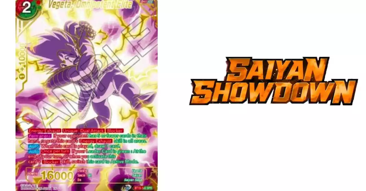 Dragon Ball Super CG Value Watch: Saiyan Showdown In September 2022