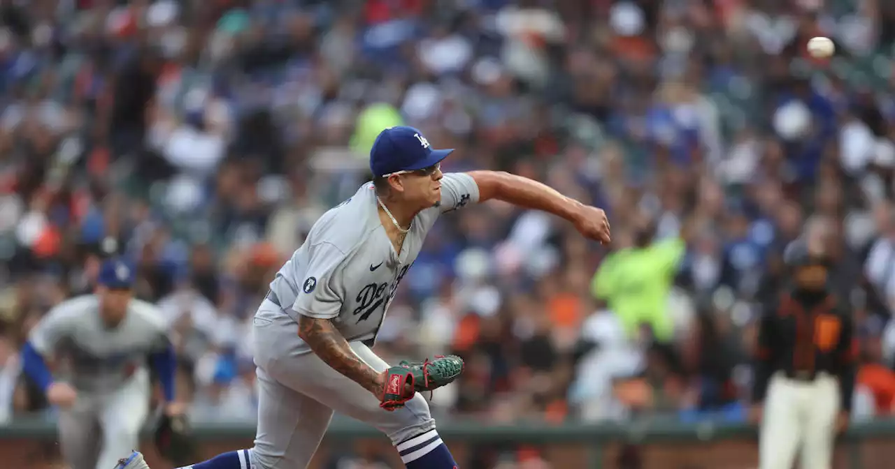 Thompson 2-run HR backs Urías' 17th win, Dodgers beat Giants