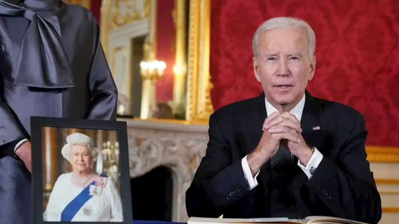 Biden pays respects to 'honourable' Queen Elizabeth before funeral