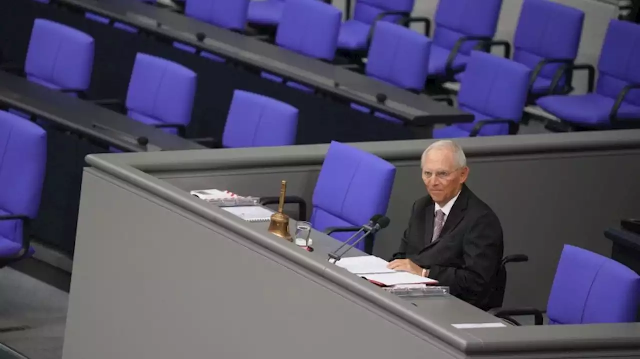 Schäuble will 2025 nicht noch einmal antreten