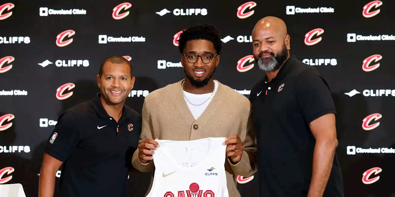 Cleveland Cavaliers release 1st look of Donovan Mitchell in his new uniform