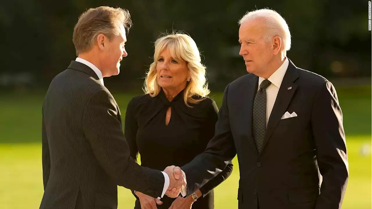 Jill Biden says she's overwhelmed by love and respect for Queen Elizabeth II in London