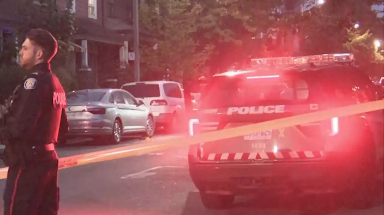 Police investigating after woman shot inside vehicle in Toronto's Queen West area