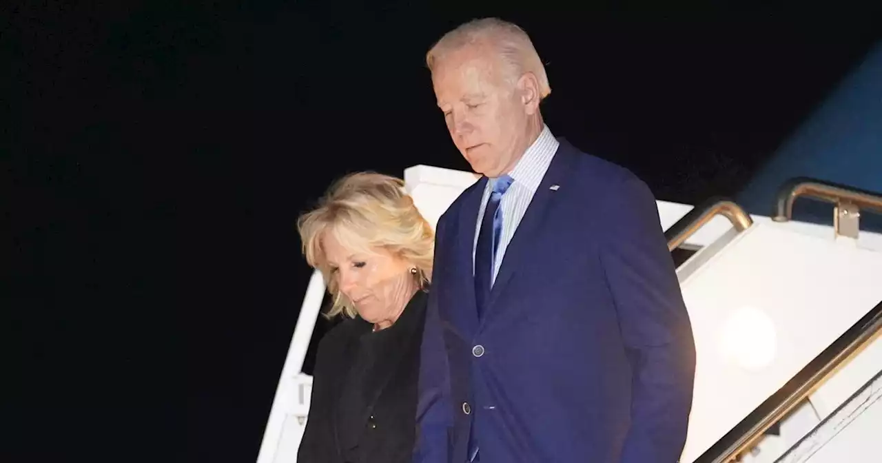 US President Joe Biden arrives in UK to attend the Queen's funeral