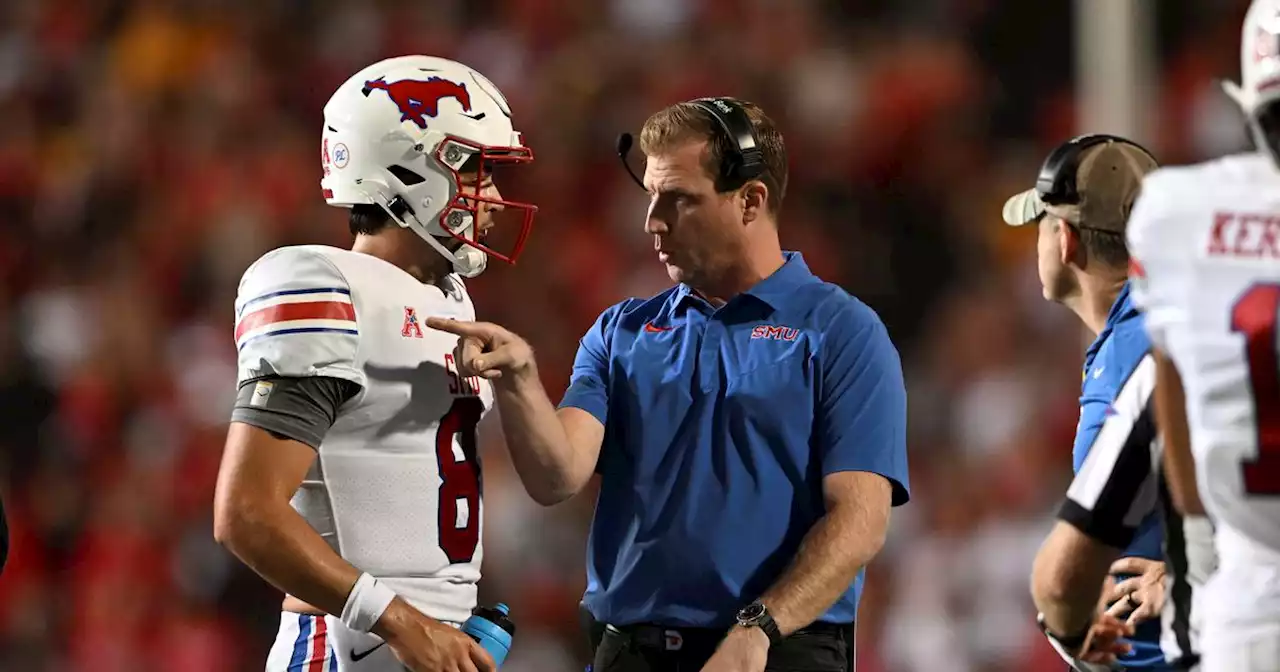 SMU, living and dying with passing game, handed first loss of Rhett Lashlee era