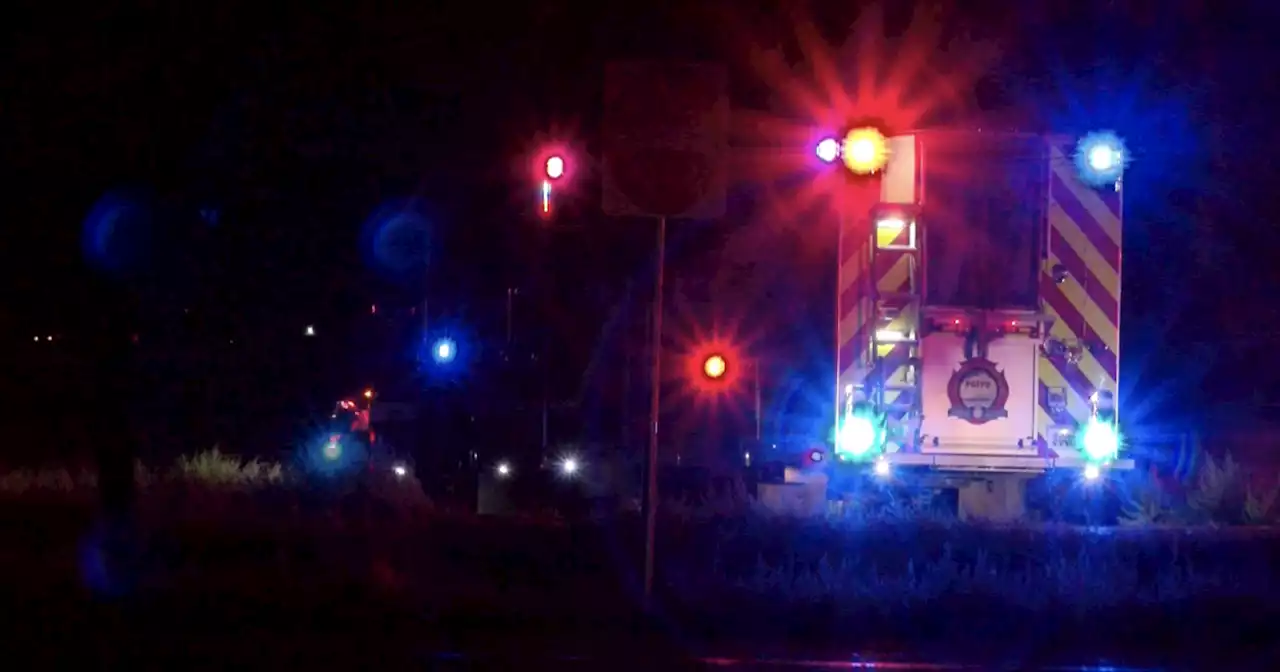 CSP: Platteville PD vehicle with female suspect inside hit by train