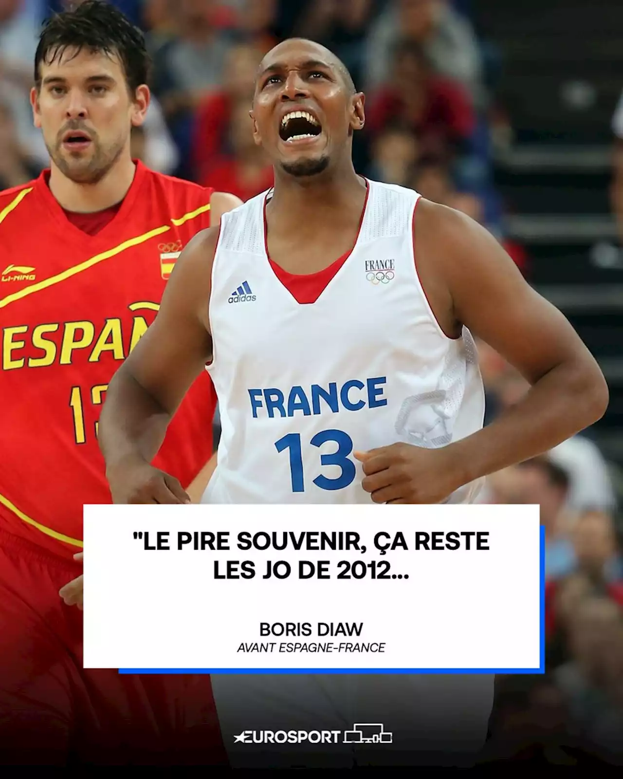 Eurobasket 2022 / Espagne - France / Boris Diaw : 'Encore plus beau si on les bat'