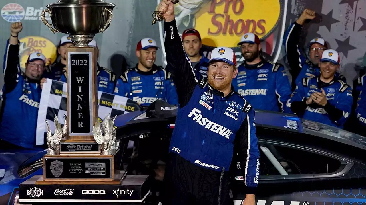 Chris Buescher wins at Bristol, four drivers eliminated from NASCAR playoffs