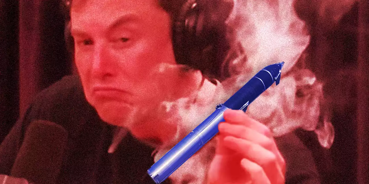 Elon Musk Says It's a 'Total Coincidence' That Starship Stack Spells '420'