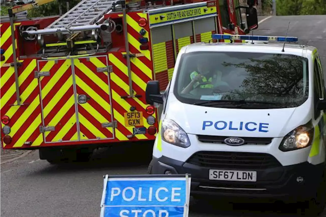 Fire at block of flats in Glasgow sparks multi-emergency response