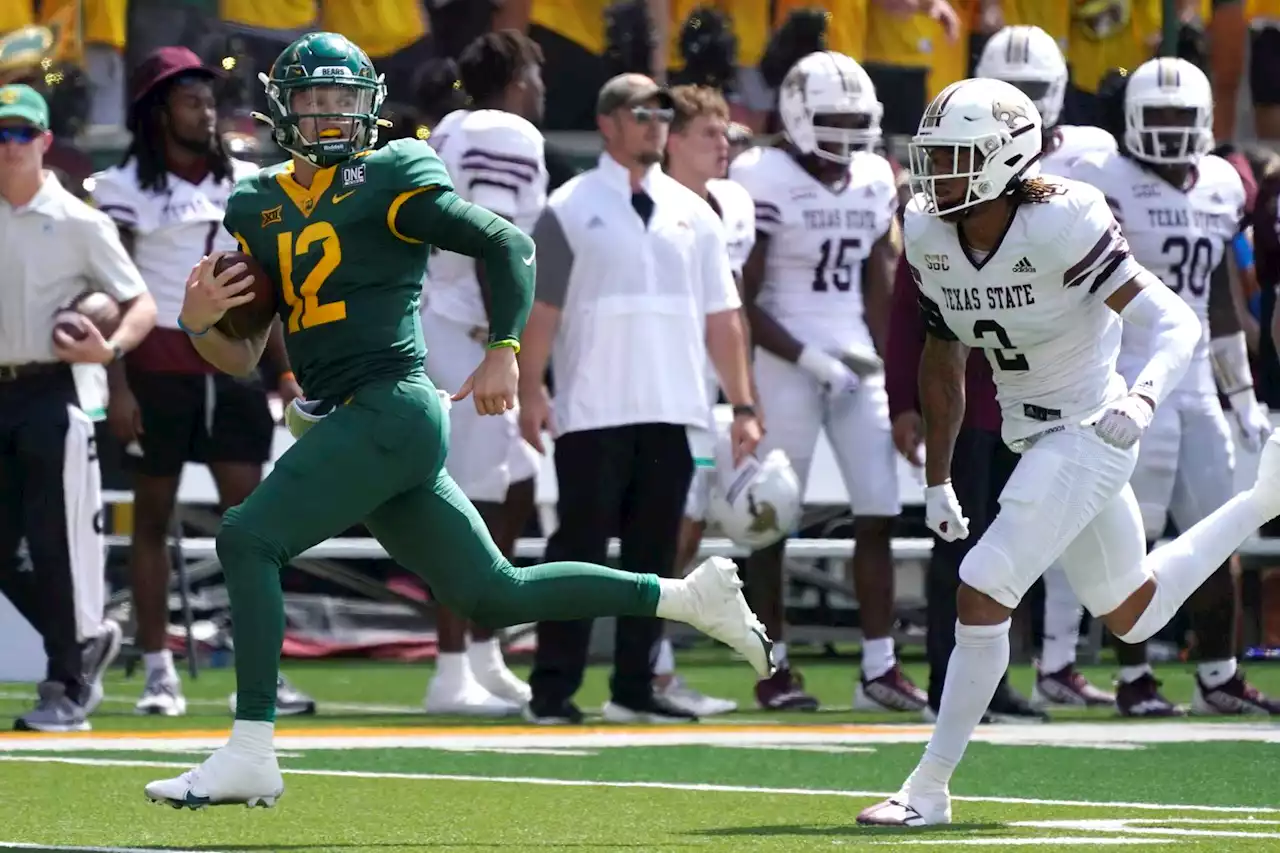 No. 17 Baylor overcomes early struggles in rout of Texas State