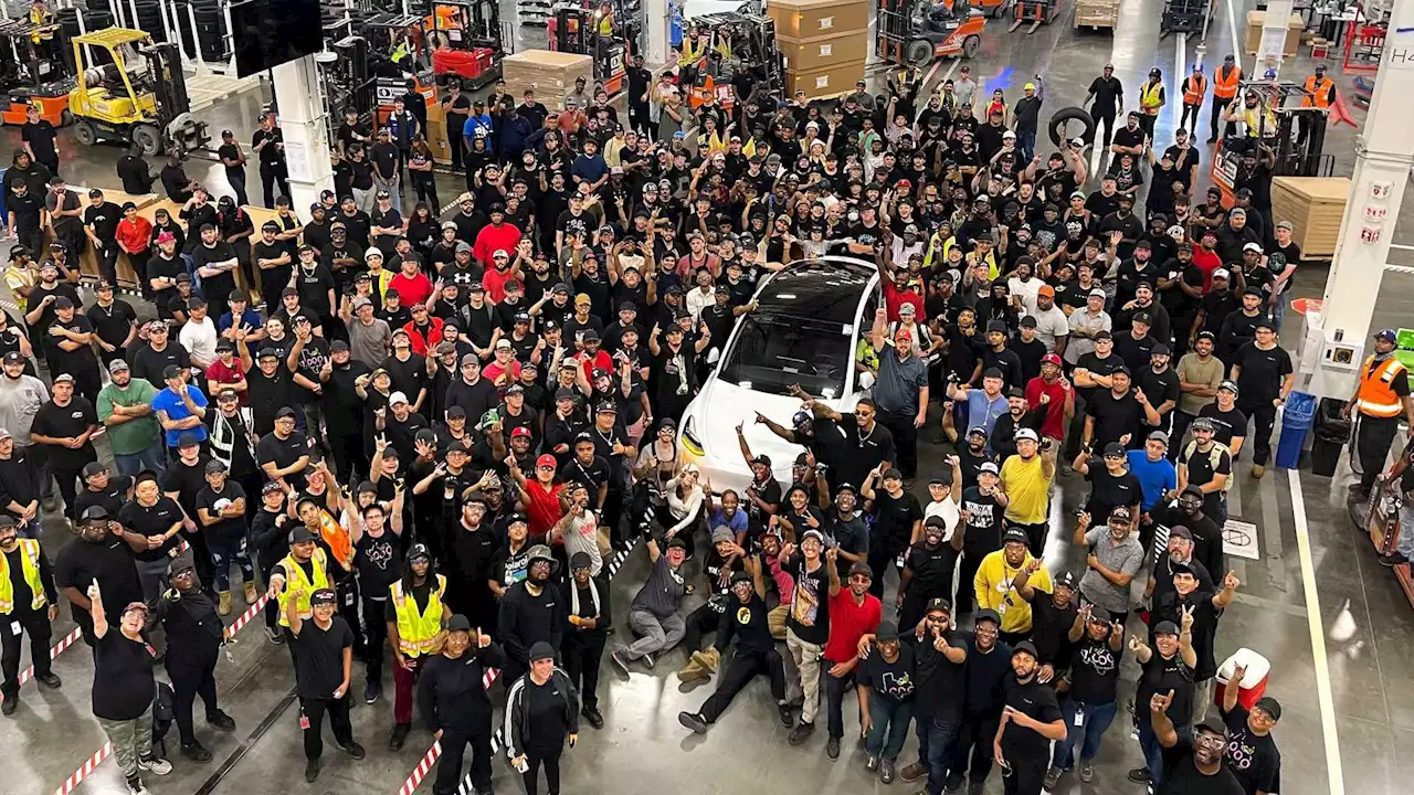 Tesla Celebrates 10,000th Model Y Produced In Texas