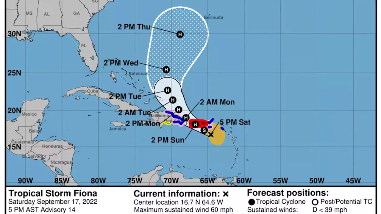 National Hurricane Center: Fiona could cause 'life-threatening flooding' across Puerto Rico